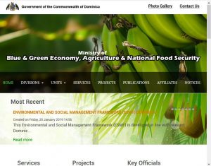 Ministry of Blue and Green Economy, Agriculture and National Food Security-Energy Unit/ Renewable Energy Programme of Dominica